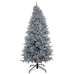 The 9-Foot Matt Silver Metallic Tree