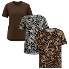 3-Pack: HUE Perfect Vintage Wash Tees
