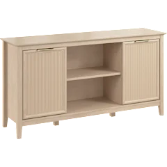 Camille 58W Fluted TV Stand with Storage