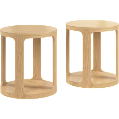 Vera Round End Table - Set of 2