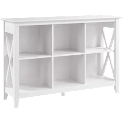 Key West 6 Cube Bookcase in Pure White Oak