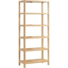 Vera 5 Shelf Bookcase