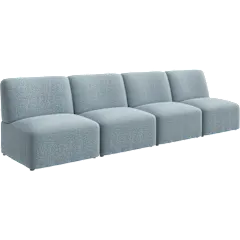 Assemble Modular 4 Seater Sectional Lounge Sofa