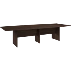 120-inch Office Conference Table with Wood Base