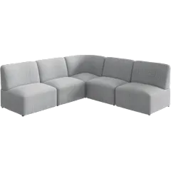 Assemble Modular 5 Seater L Shaped Sectional Lounge Sofa