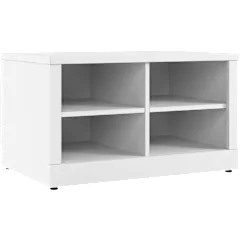 Hampton Heights 30W Shoe Bench in White