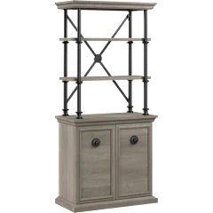 Coliseum Designer Bookcase with Doors