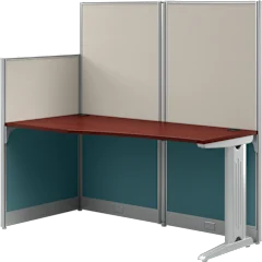 Office in an Hour 65W x 33D Straight Cubicle Desk