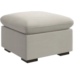 Bush Home Sienna Modular Storage Ottoman in Mist Taupe