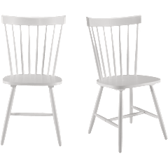 2-Pack: Windsor High Back Spindle Dining Chairs