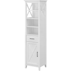 Key West Tall Bathroom Storage Cabinet