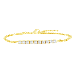 Donatello Gian Multi Strand Crystal Bracelet