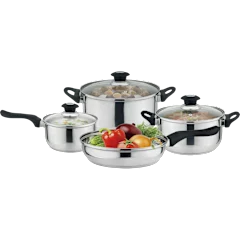 J&V Textiles 7-Piece Kitchen Cookware Set