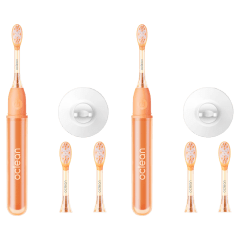 Paquete de 2: Set de Cepillo de Dientes Eléctrico Oclean Ease S para Viaje