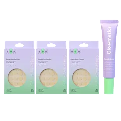 Paquete de 120: Pegatinas Puntuales de Hidrocoloide Glossmetics + 1 Gel de Tratamiento Puntual