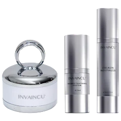Invaincu Health Massager, Wrinkle Solution & Probiotic Collagen Moisturizer Set