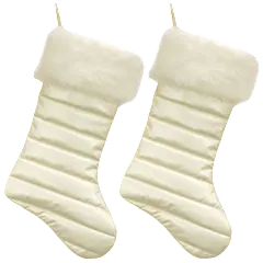 2-Pack: National Tree Company Puffy Coat Stockings