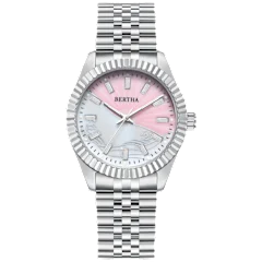 Bertha Marina Mother-of-Pearl Bracelet Watch