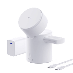 iWALK StandMe Auto 15W Soporte de carga inalámbrica 3 en 1 plegable