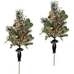 National Tree Company 2-Piece 28" Swiss Chic Sprays
