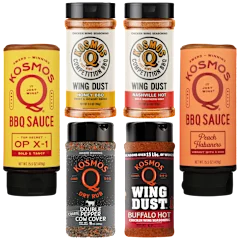 6-Pack: Kosmos Q BBQ Sauce & Seasoning Bundle