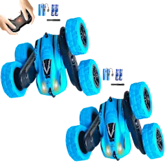 2-Pack: RacingFun Remote Control Swing Stunt Car with Light 2.4G