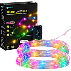2-Pack: Geeni Smartlites Pro Advanced Color Flow LED 16.4ft Strand with 50 LEDs