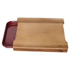 Curtis Stone Acacia Wood Workstation with Micro Sheet Pan