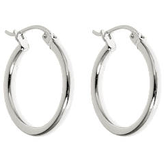 Hakol .925 Sterling Silver French Lock Hoops