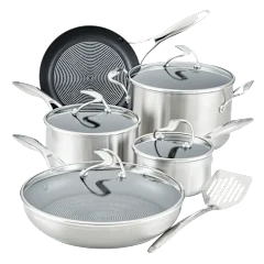 Circulon SteelShield 10-Piece Stainless Steel Nonstick Cookware Set