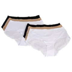 6-Pack: Rhonda Shear Invisible Edge Mid-Rise Briefs
