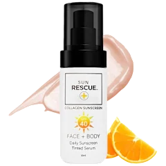 Sun Rescue SPF 40 Tinted Collagen Sunscreen with Vitamin C