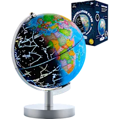 The Illuminated Earth And Constellation Globe
