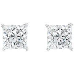 The Princess-Cut Lab-Grown Diamond Stud Earrings