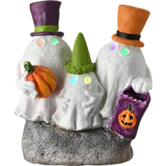 National Tree Company Large 15" Tall LED Light Up Ghost Figurine