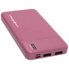 Chargeworx Dual USB Slim 10,000 mAh Power Bank
