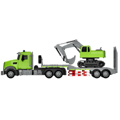 The Remote Control Truck And Digger Set