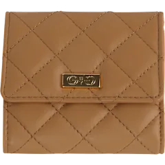 G by Giuliana Black Label Quilted Lamb Leather Flap Wallet