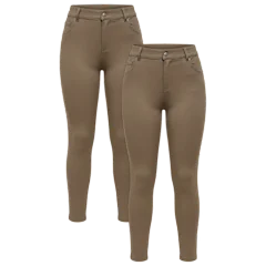 2-Pack: HUE Ultra Soft Denim Plus-size Leggings