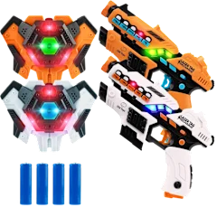 2-Pack: USA Toyz Rechargeable Laser Tag Game