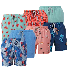 Pick Your 2-Pack: Rainforest Men's Quick-Dry Swim Trunks