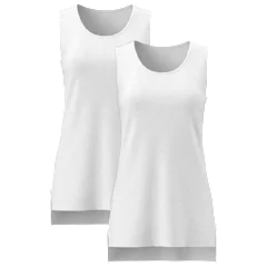 2-Pack: HUE Hi-Low Hem Sleeveless Tunics