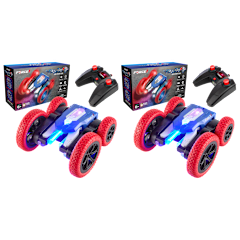2-Pack: Force1 Tornado+ LED Stunt Car