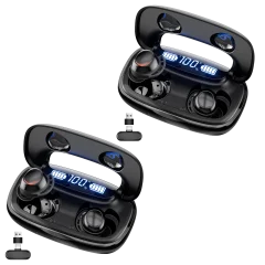 2-Pack: IAMJOY Noise Cancelling True Wireless Low Latency Gaming Earbuds