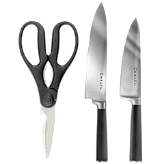 Ginsu 3-Piece Chikara Chef Knives and Shears Set