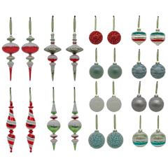 The 24-Piece Vintage-Inspired Ornament Collection