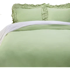Juego de Funda Nórdica Emryn House Stonewash con Volantes