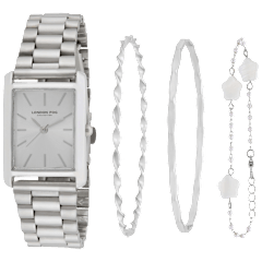 London Fog 4-Piece Watch & Bracelets Set