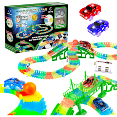 The Glow-In-The-Dark Racetrack Set