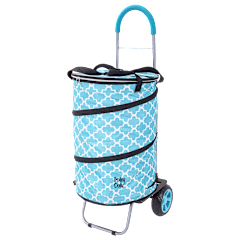 dbest products Bigger Cooler Trolley Dolly Folding Cooler
